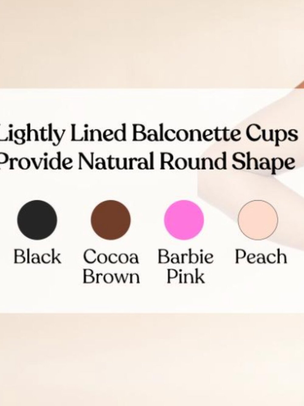 NWT HSIA Starry Night Lightly Lined Padded Balconette Bra in Black - Picture 11 of 11
